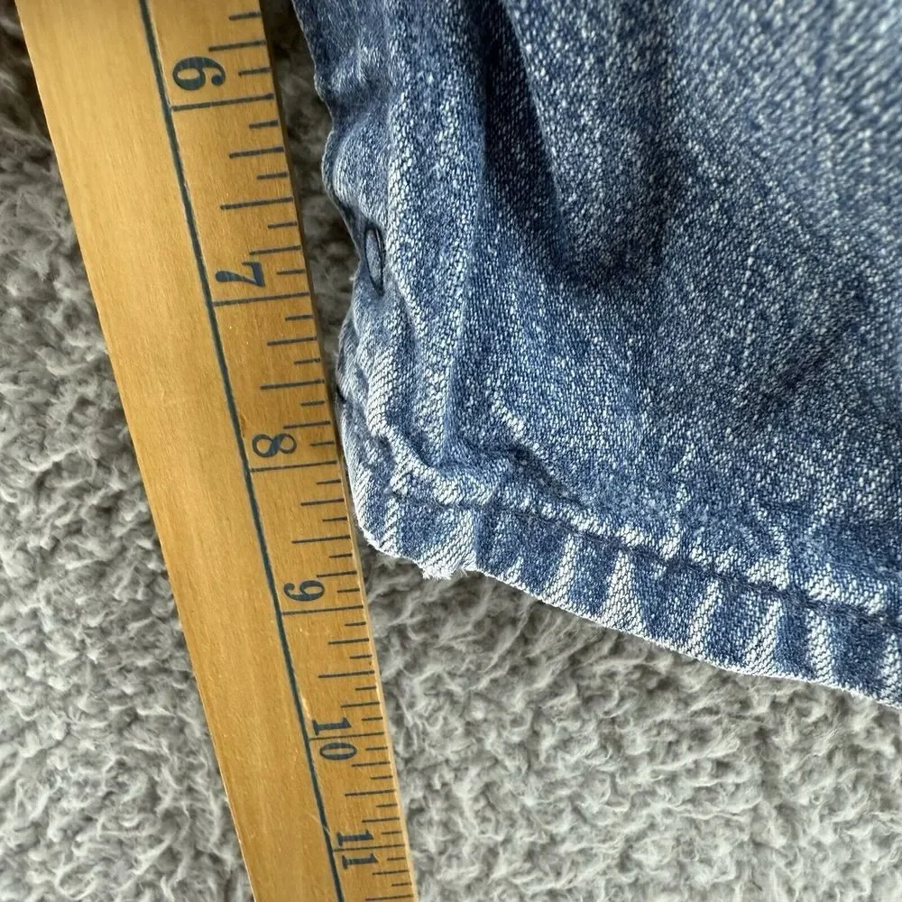 Oshkosh B'gosh Y2K Fleece Blue Denim Bib Overalls Toddler Size‎ 24 Months READ